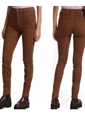 Mother High-Rise  The Seamed Swooner Skimp Jeans